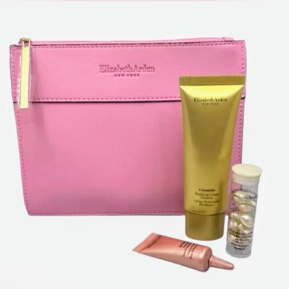 Elizabeth Arden Pink Cosmetic Bag Set